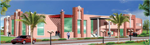 Front View of Stadium & Pavilion of State Level Complex at Kankarbagh, Patna, Bihar